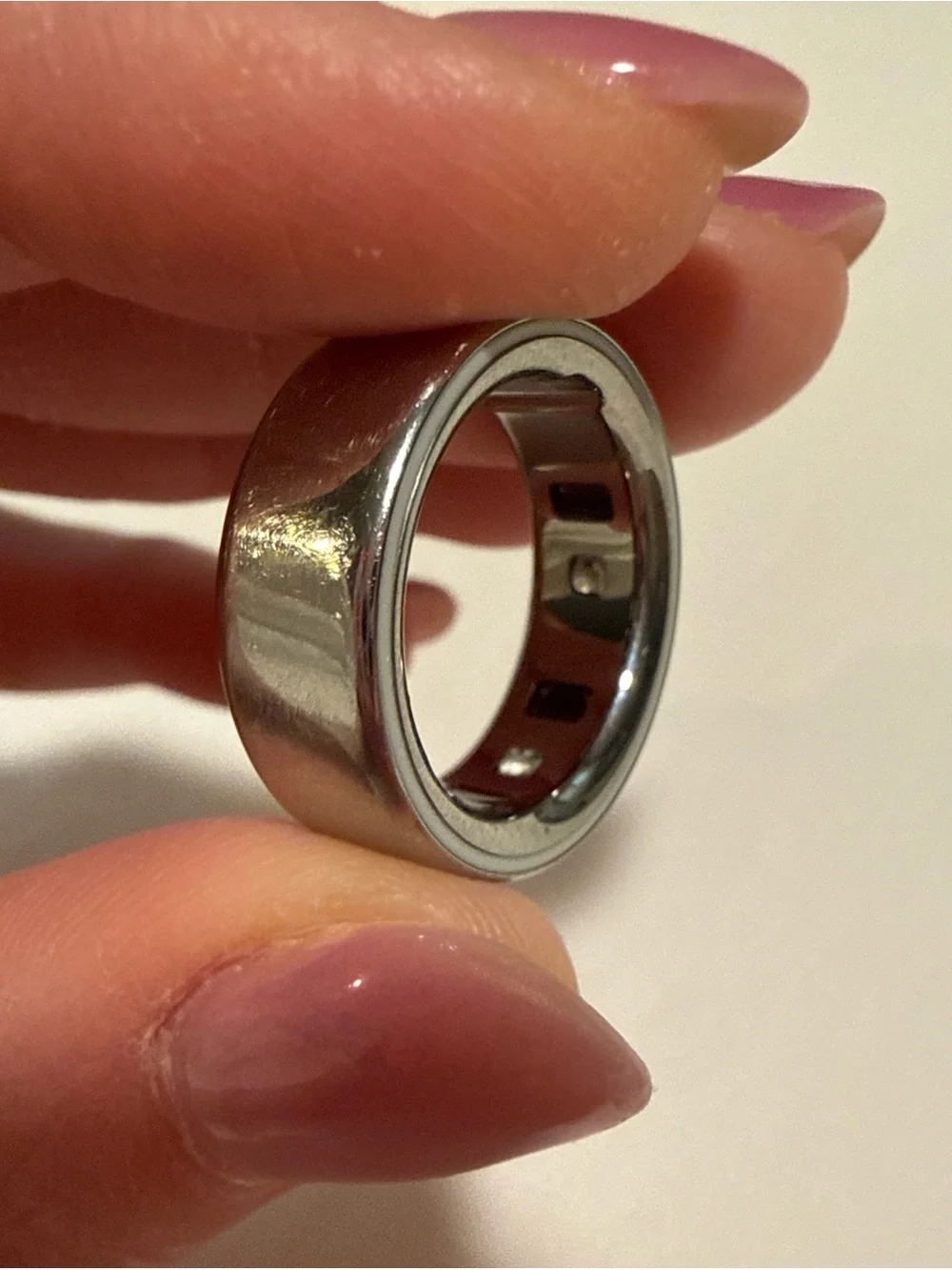 Oura Silver Smart Ring (Size 8)